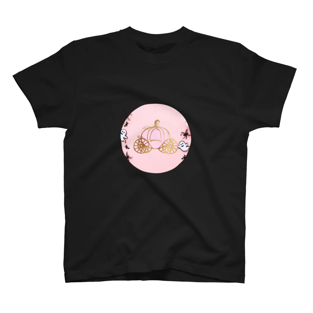nene-cocoのピンクの馬車 スタンダードTシャツ