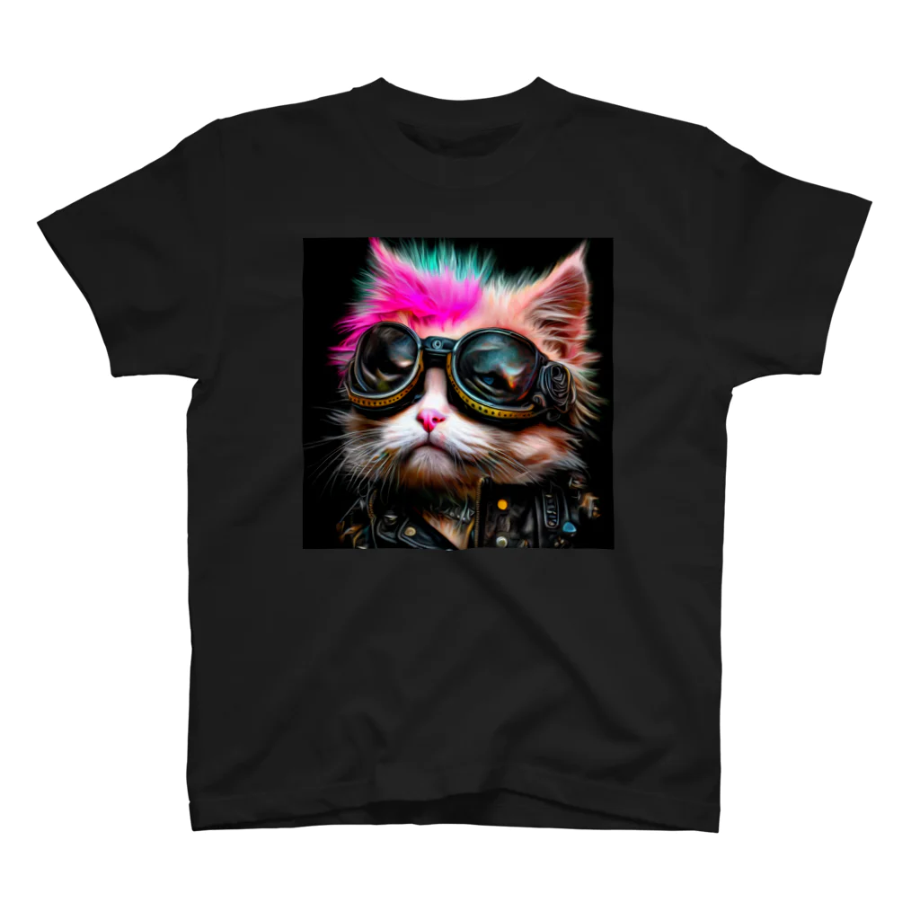 Riere Design StudioのPerfectly Punk Cats Regular Fit T-Shirt