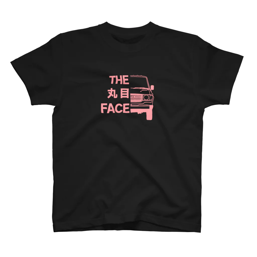 Ch.Tomo ストアのTHE 丸目 FACE カラーバージョン スタンダードTシャツ