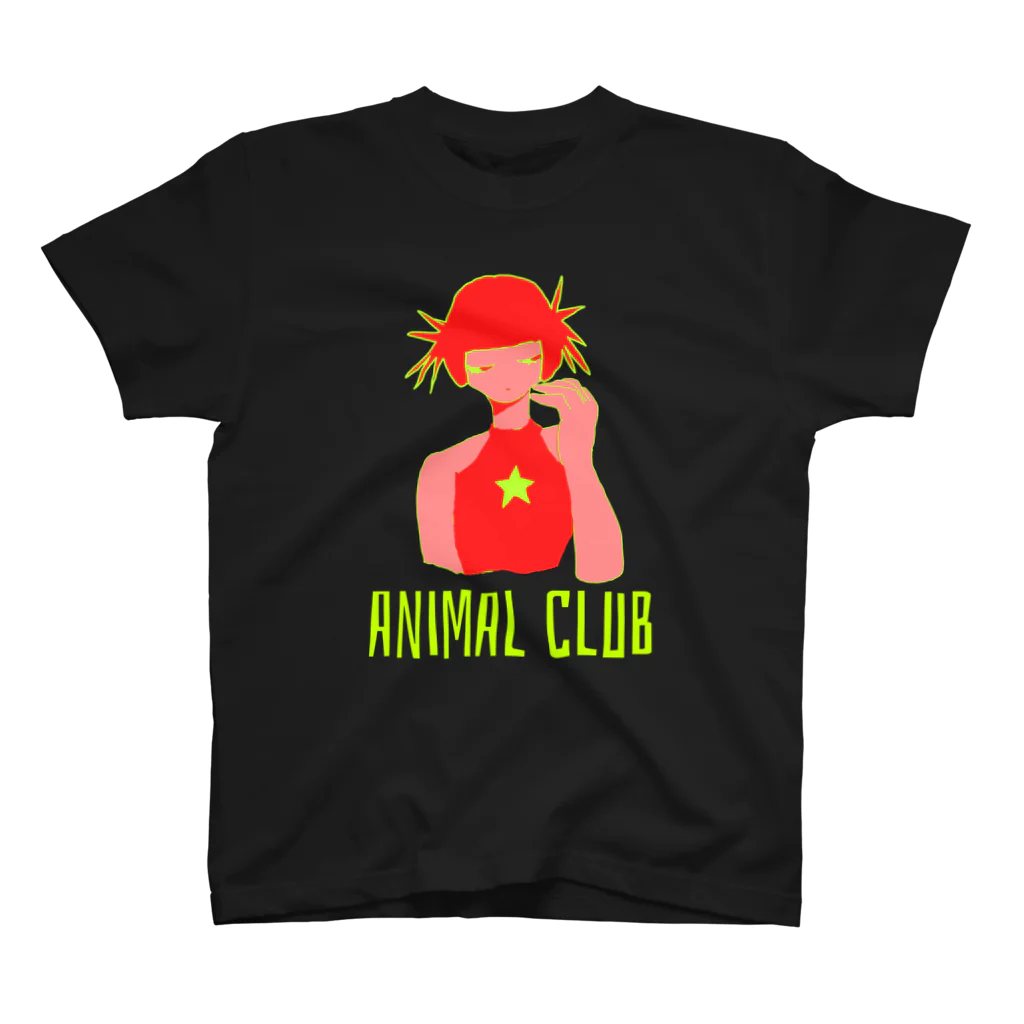 Et_quoiのANIMAL CLUB スタンダードTシャツ