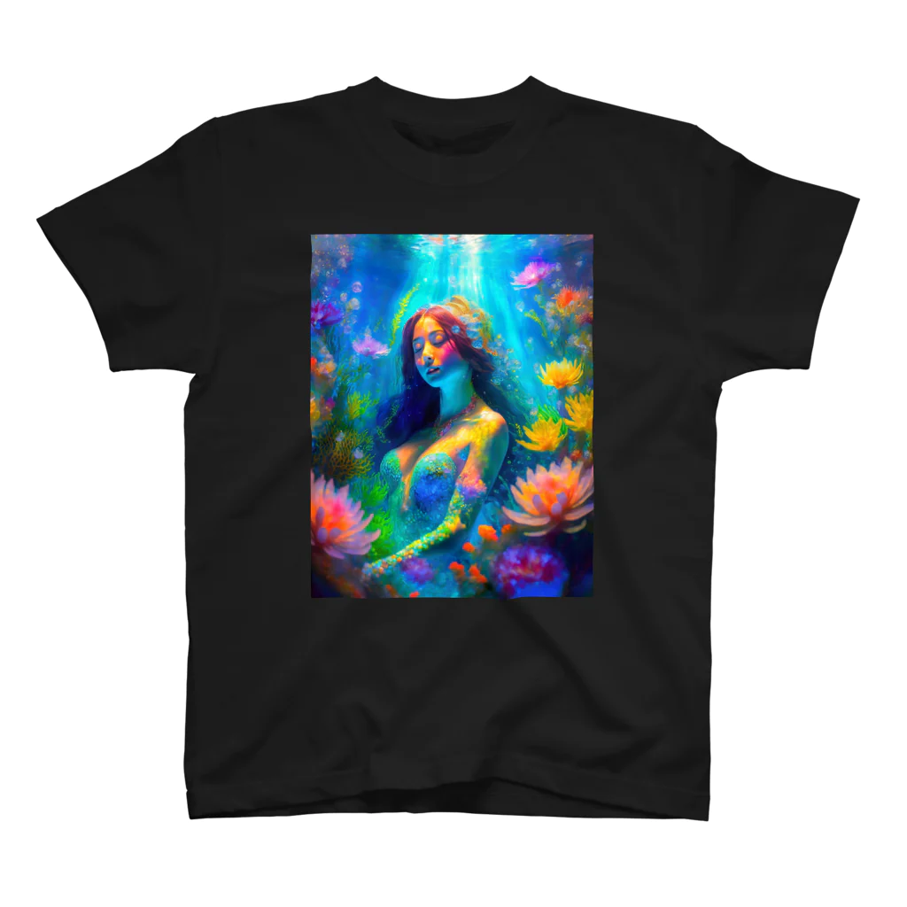 RONBOのGoddess who lives in the water スタンダードTシャツ