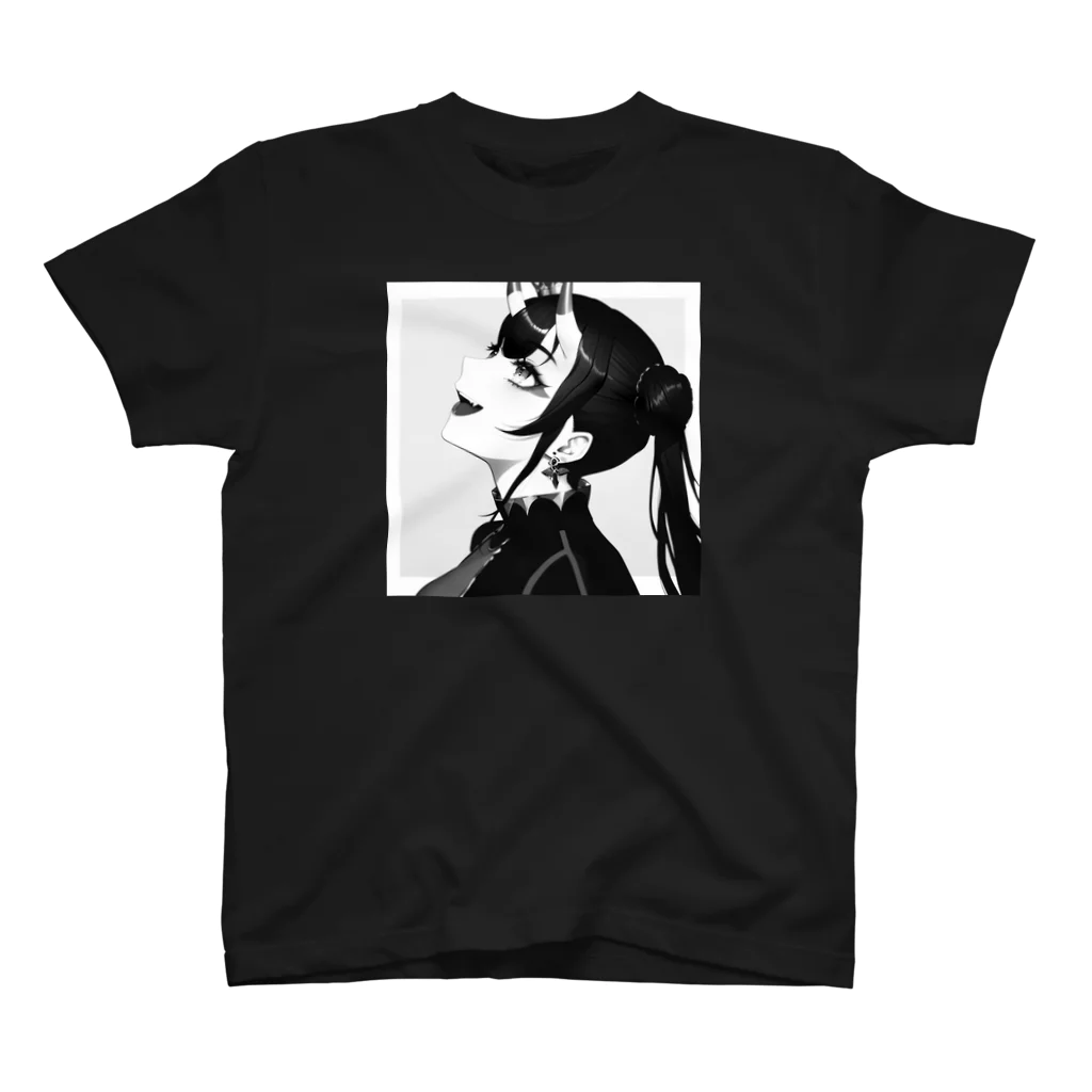 KafyRiruのよこ顔　鬼娘 Regular Fit T-Shirt