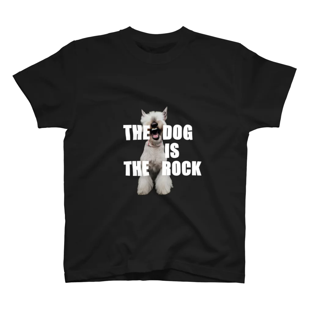 taneyanのTHE　DOG　IS　THE ROCK スタンダードTシャツ