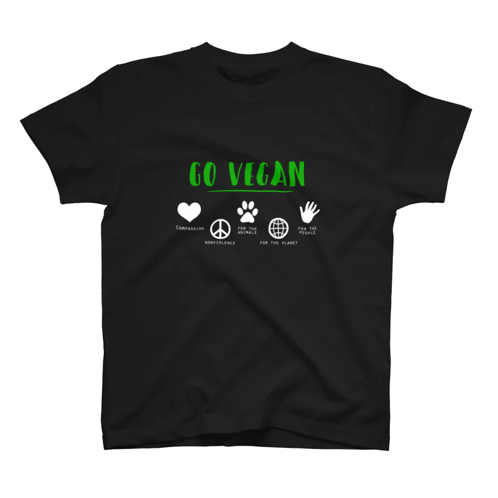 GO VEGANのGO VEGAN - TシャツB スタンダードTシャツ