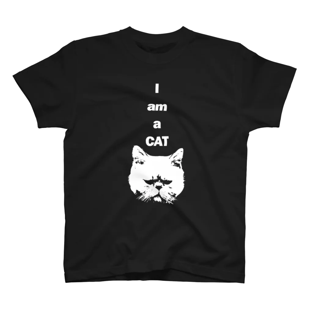 Catcafe CalicoのIAM A CAT KINAKO スタンダードTシャツ