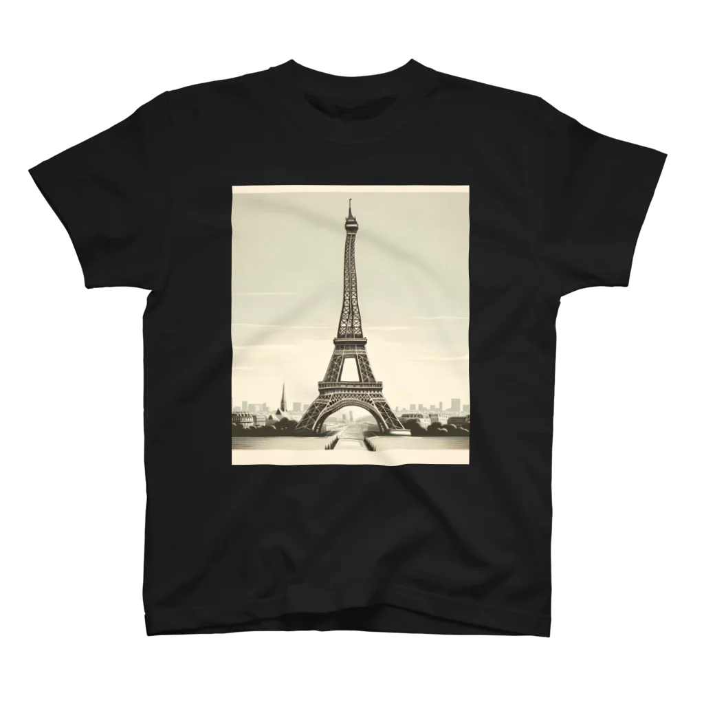 Nari-5iveの La tour Eiffel Regular Fit T-Shirt