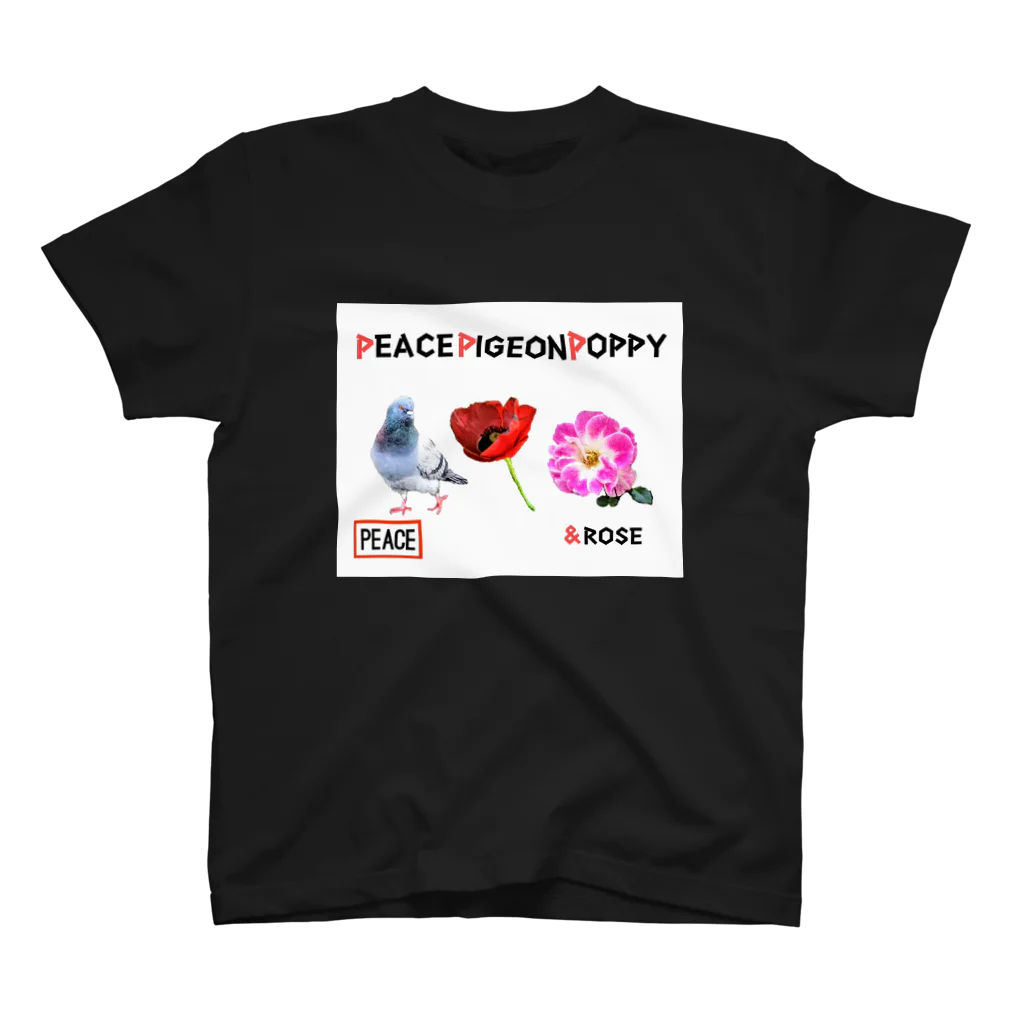 キリーフイッシュのPEACE ・PIGEON・POPPY＆ROSE Regular Fit T-Shirt