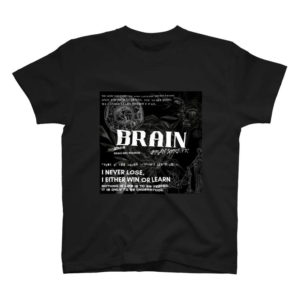 BRAIN ART RECORDSⒸのBRAIN ART RECORDS 2023 A/W WEB SHOP limited Product スタンダードTシャツ