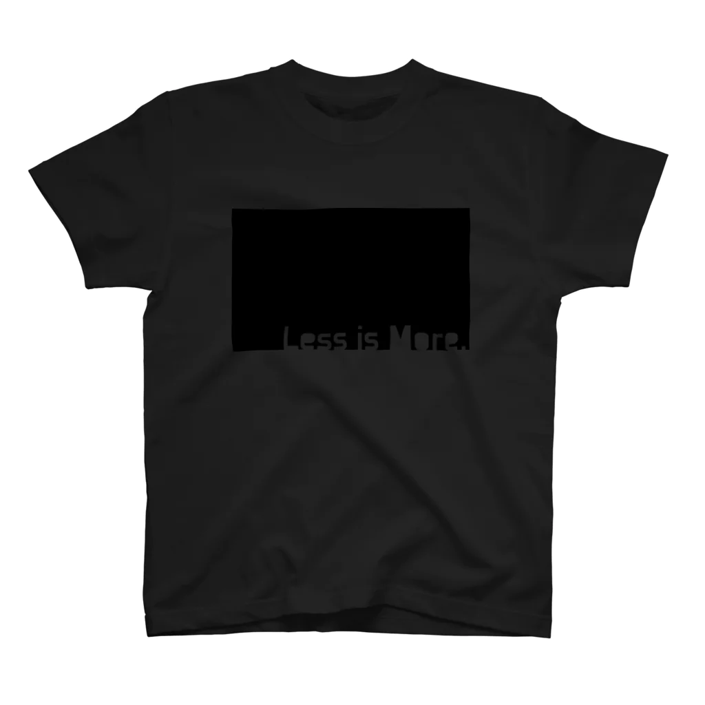 migaluの漆黒のミニマルデザイン スタンダードTシャツ