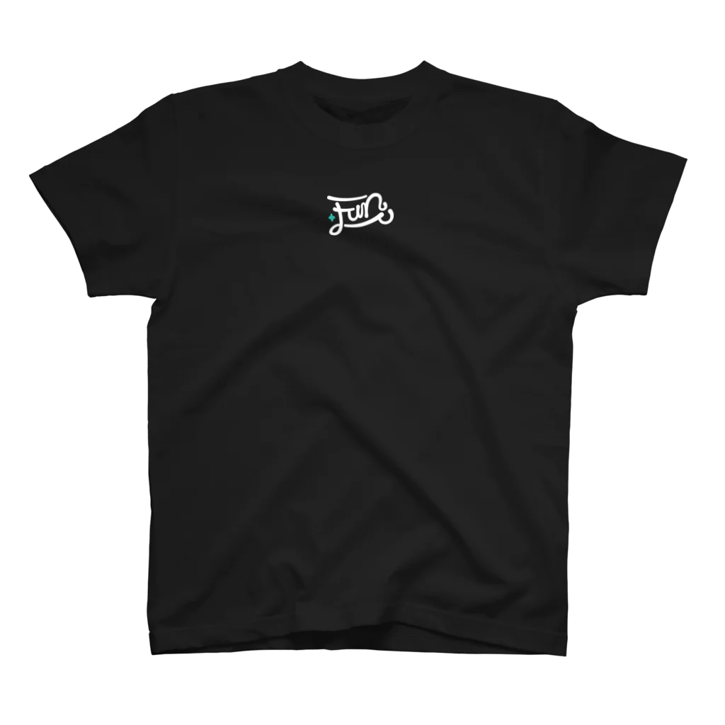 福岡社会人お笑いサークル +Funの+Fun 公式ロゴ 白 Regular Fit T-Shirt