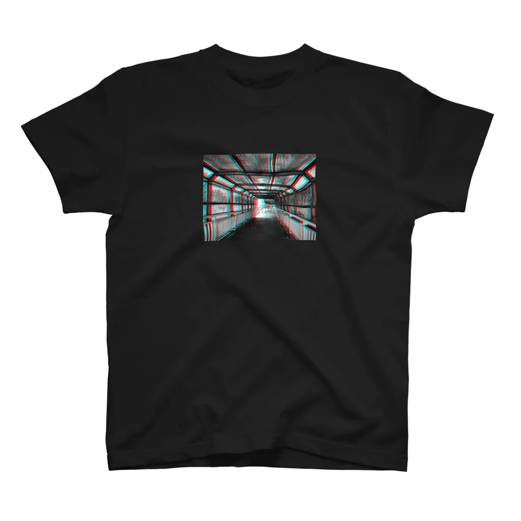 pavement1234のトンネル 3D スタンダードTシャツ