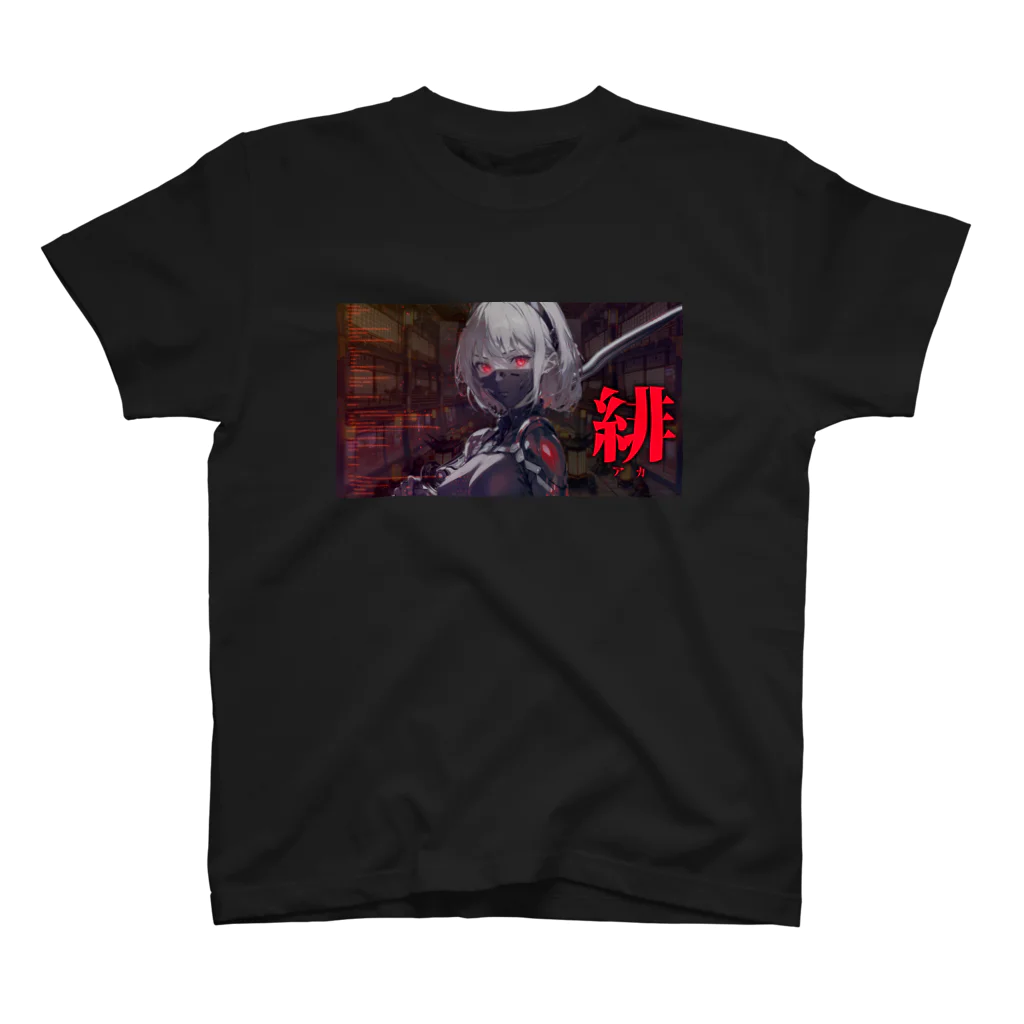 Japanesque_ImaginationのCyborg Ninja : Iris Nova スタンダードTシャツ