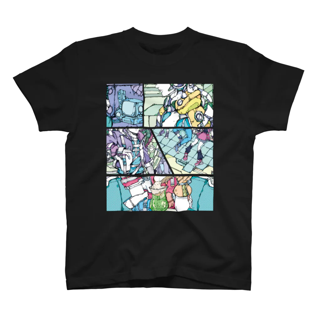 SHINN.U ONLINEのMANGA color  スタンダードTシャツ