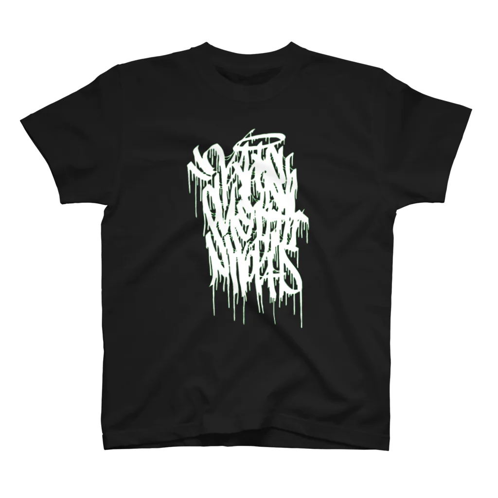 Vanishment This World（SUZURI限定販売）の【公式】Vanishment This World 2024　白ロゴ Regular Fit T-Shirt