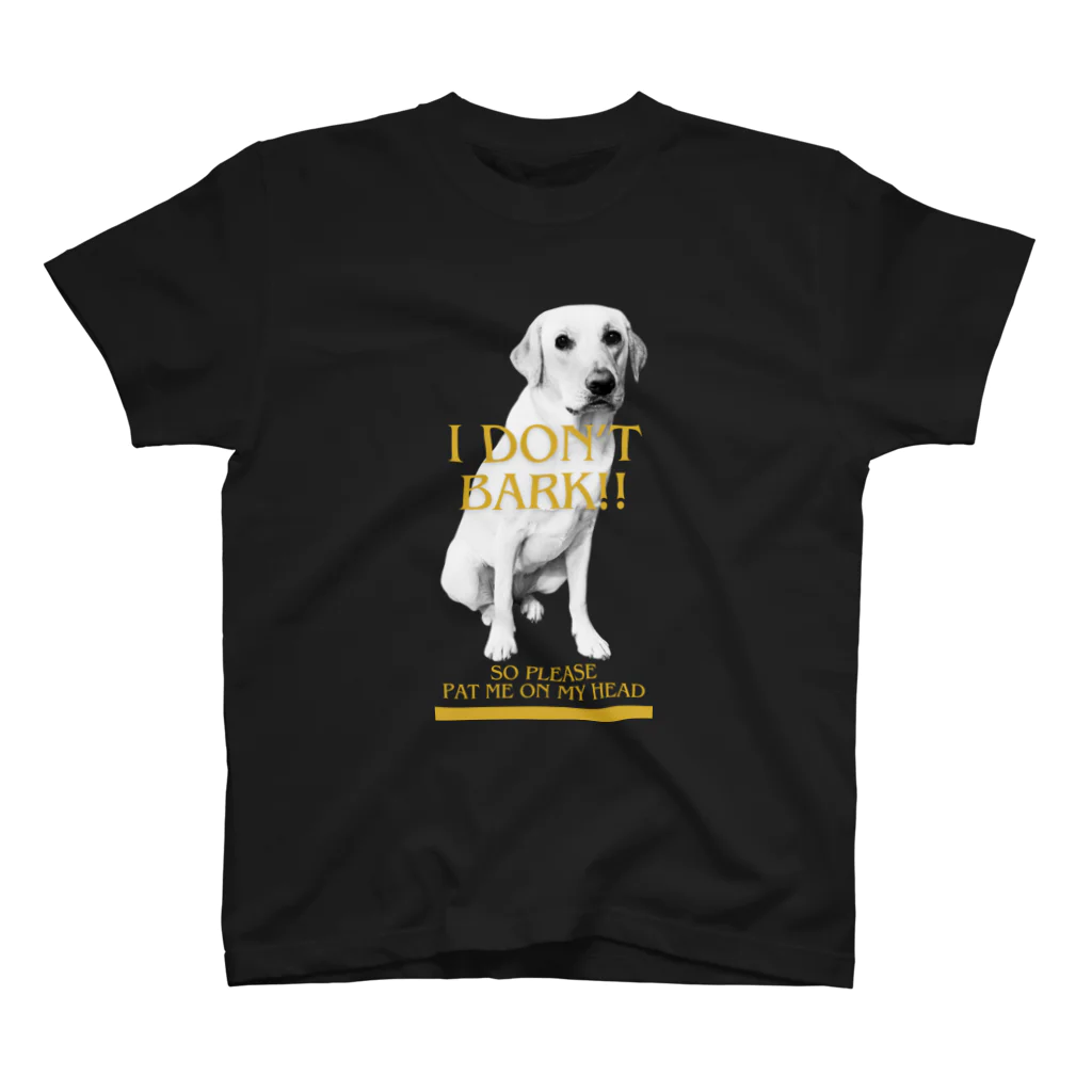 editigerのラブラドールレトリバー I DON'T BARK Regular Fit T-Shirt