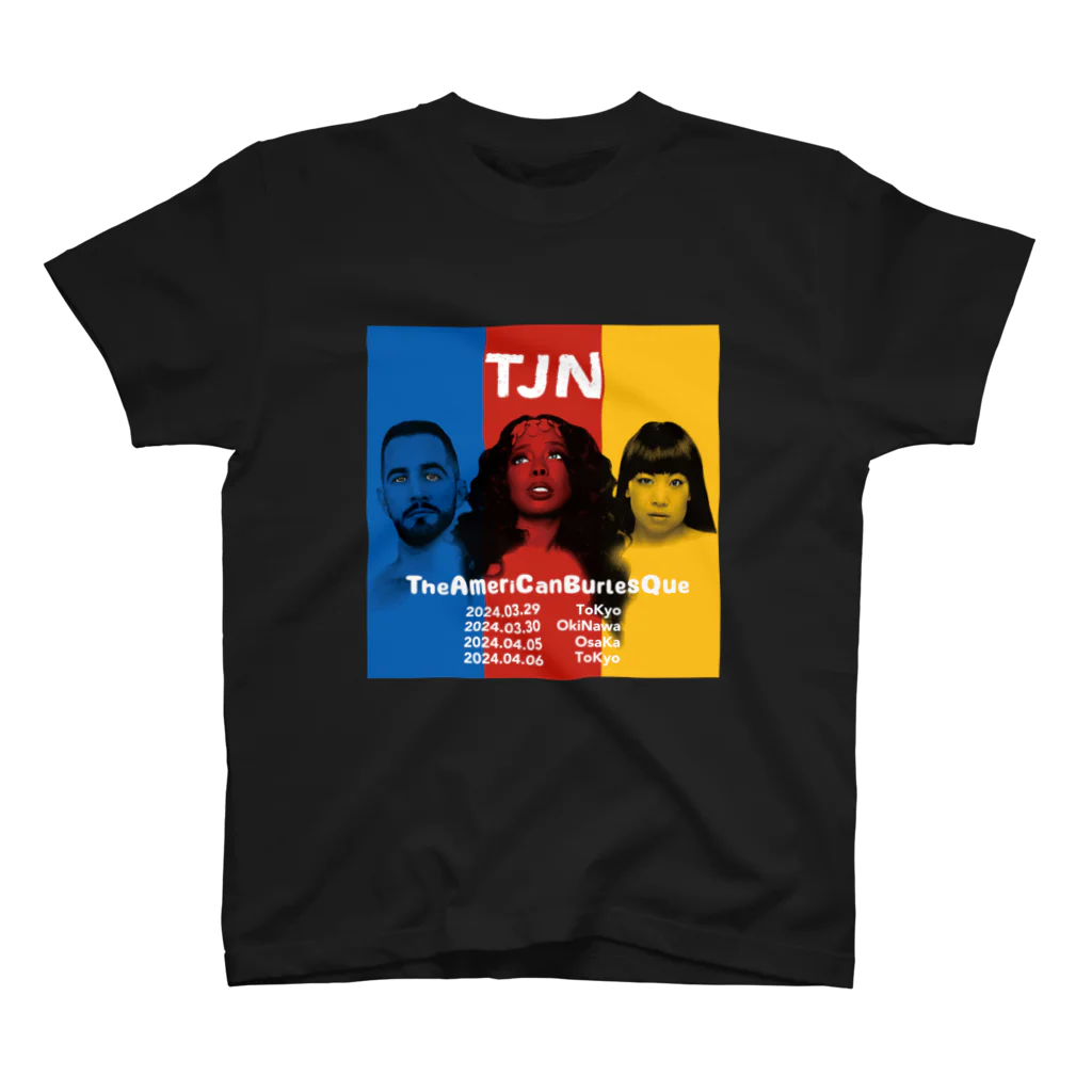 NBProductionのTAB 24S Tour T-shirt (Black) スタンダードTシャツ