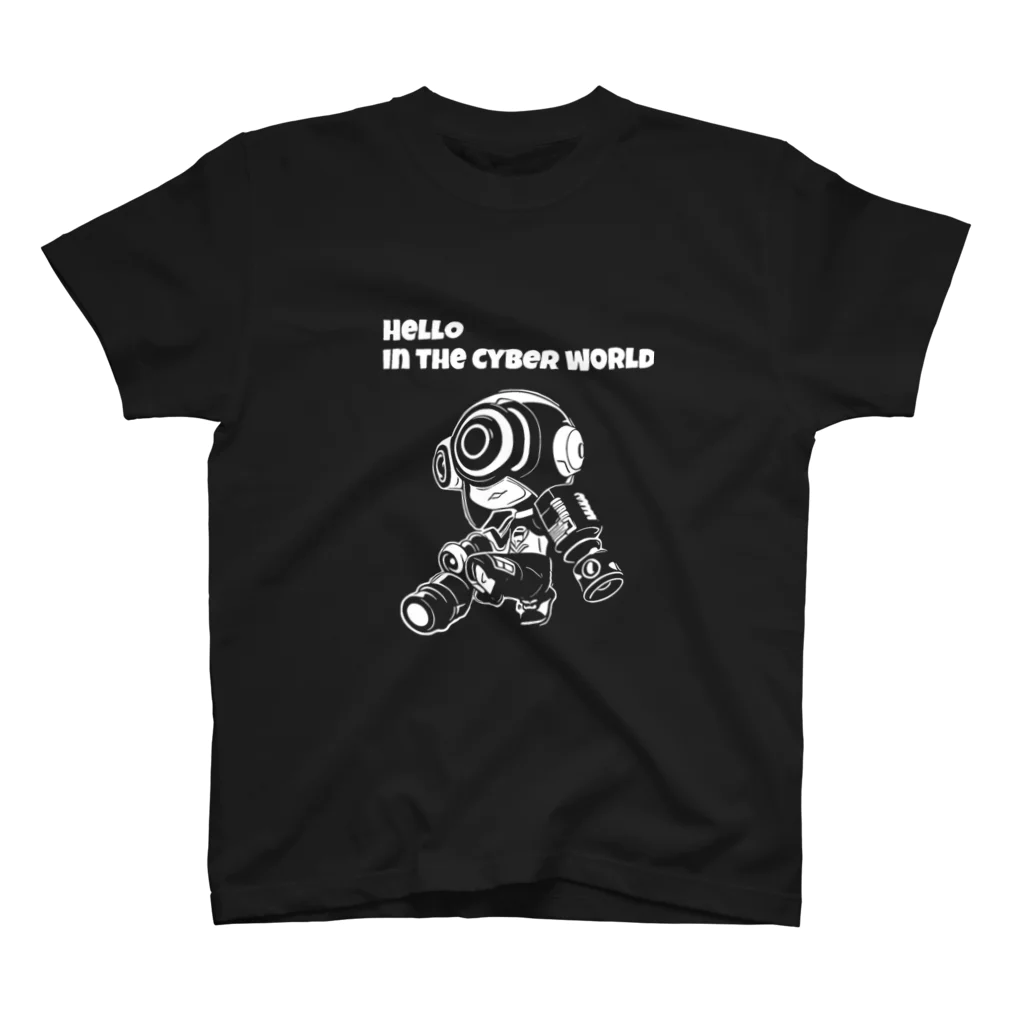 AKテイストのHello in the cyber world スタンダードTシャツ