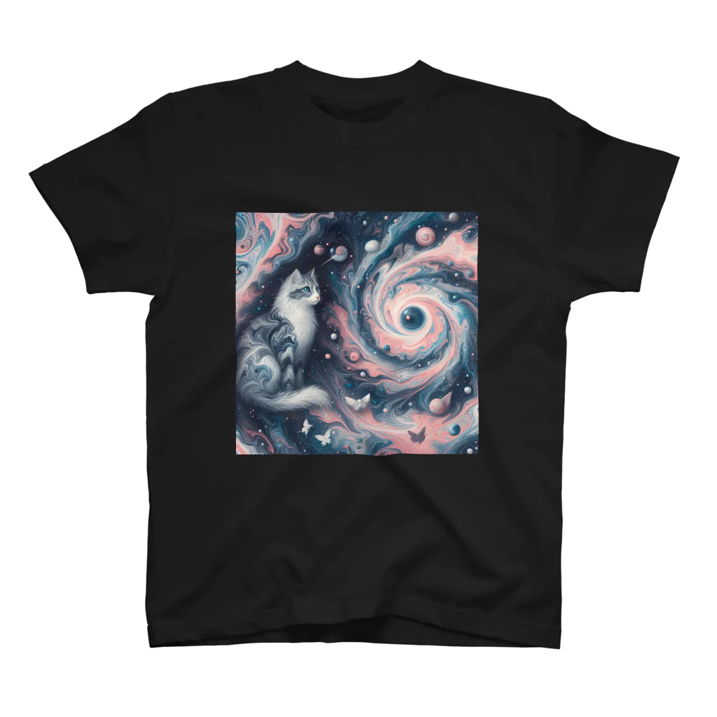 marblesのMarble galaxy cats ⅴ スタンダードTシャツ