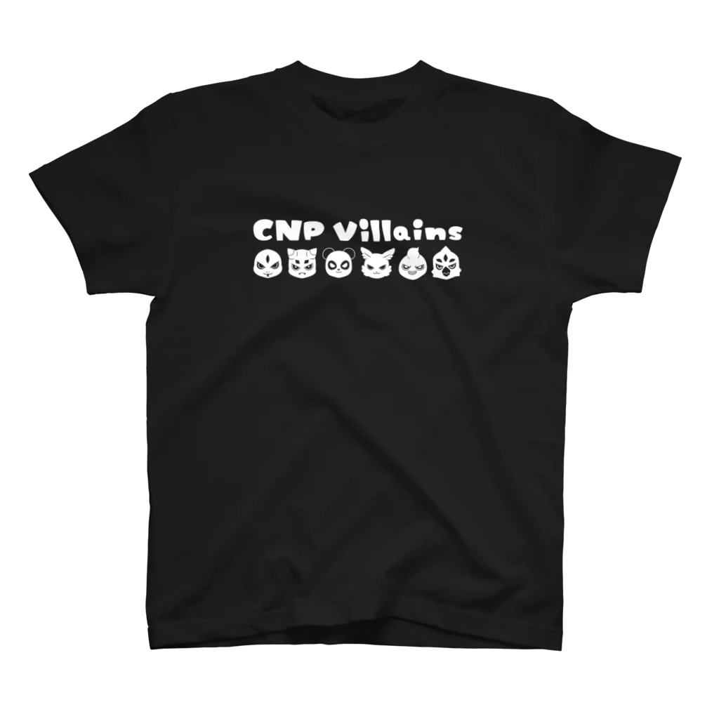 CNPVillains official StoreのCNPVillains 6アイコンWH スタンダードTシャツ