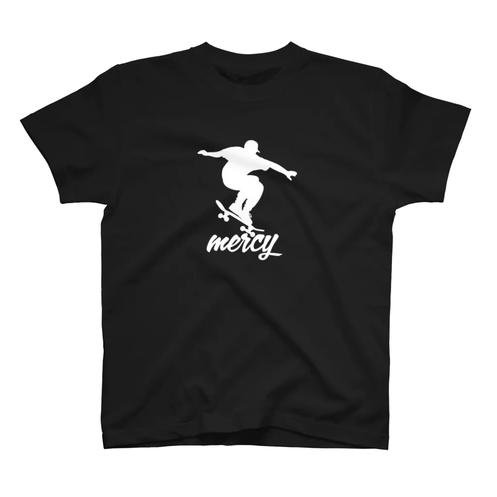 MERCYのmarcy A-1 白×白 Regular Fit T-Shirt