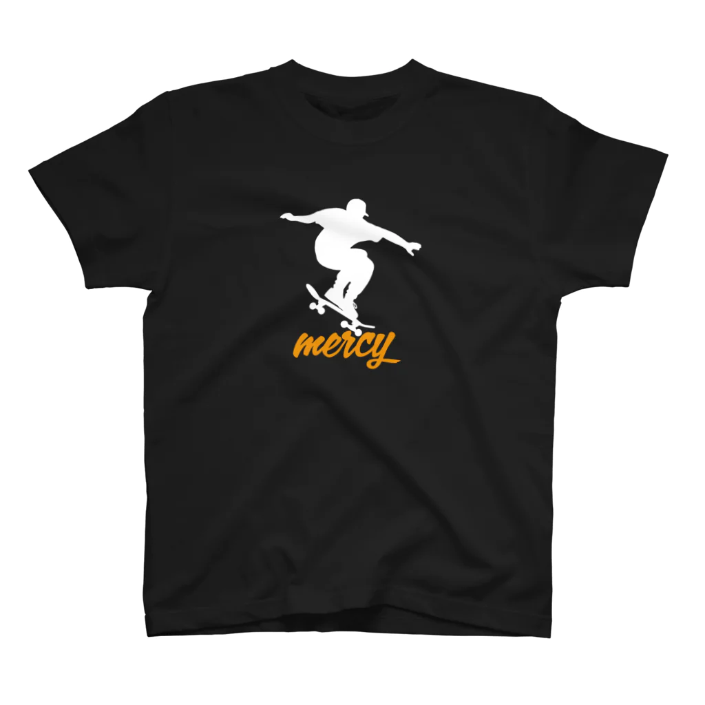 MERCYのmarcy A-1 白×橙 スタンダードTシャツ