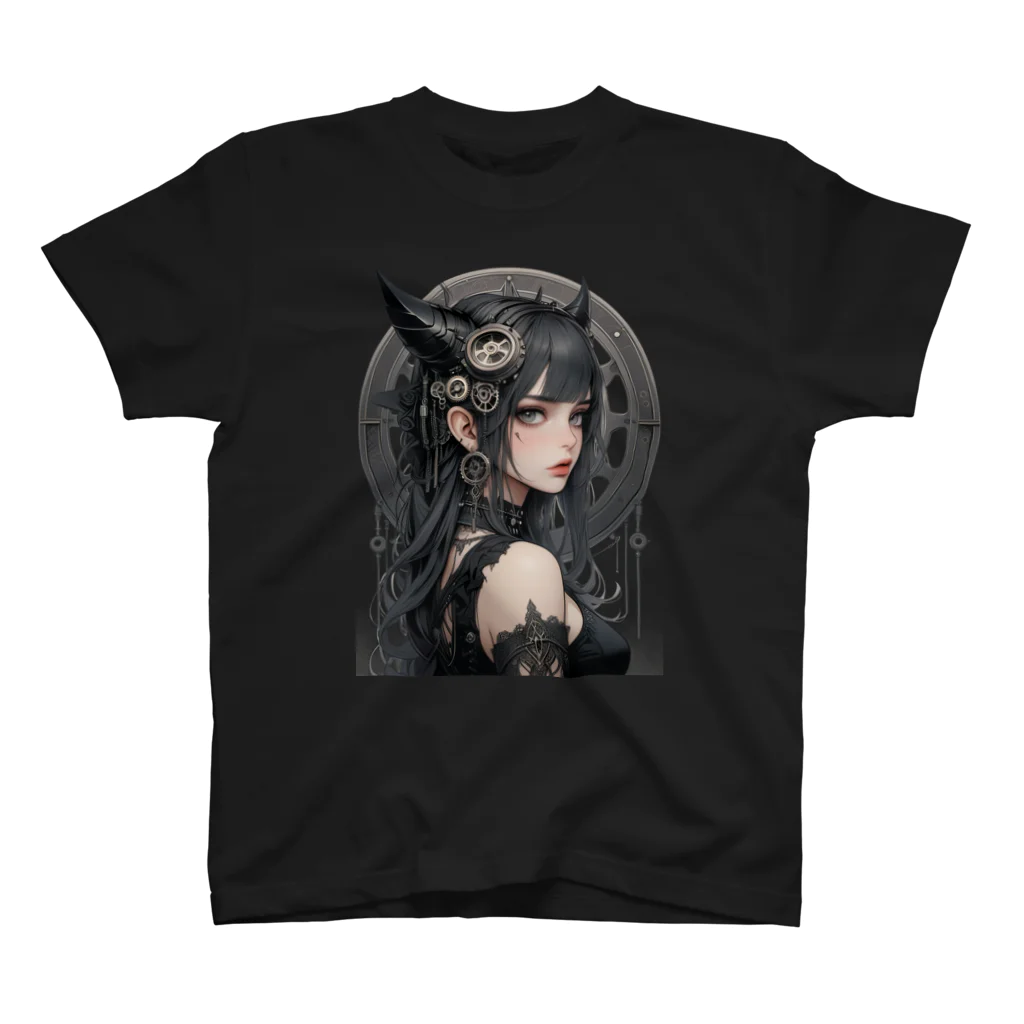 PiNK+18COMiCSのSTeAMPuNK+GOTHiCGiRL_00002 スタンダードTシャツ