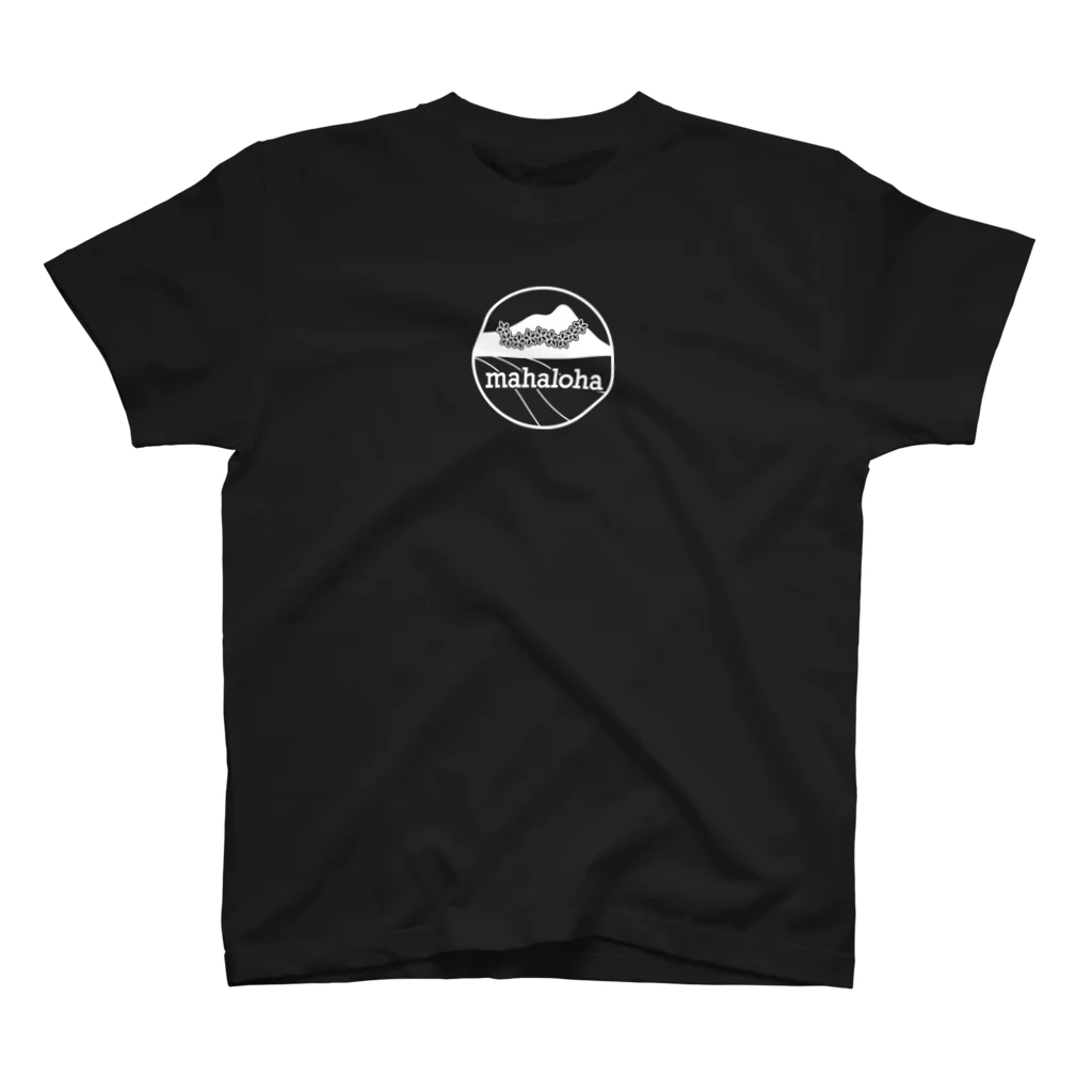 mahaloha808のmahaloha 丸ロゴ スタンダードTシャツ