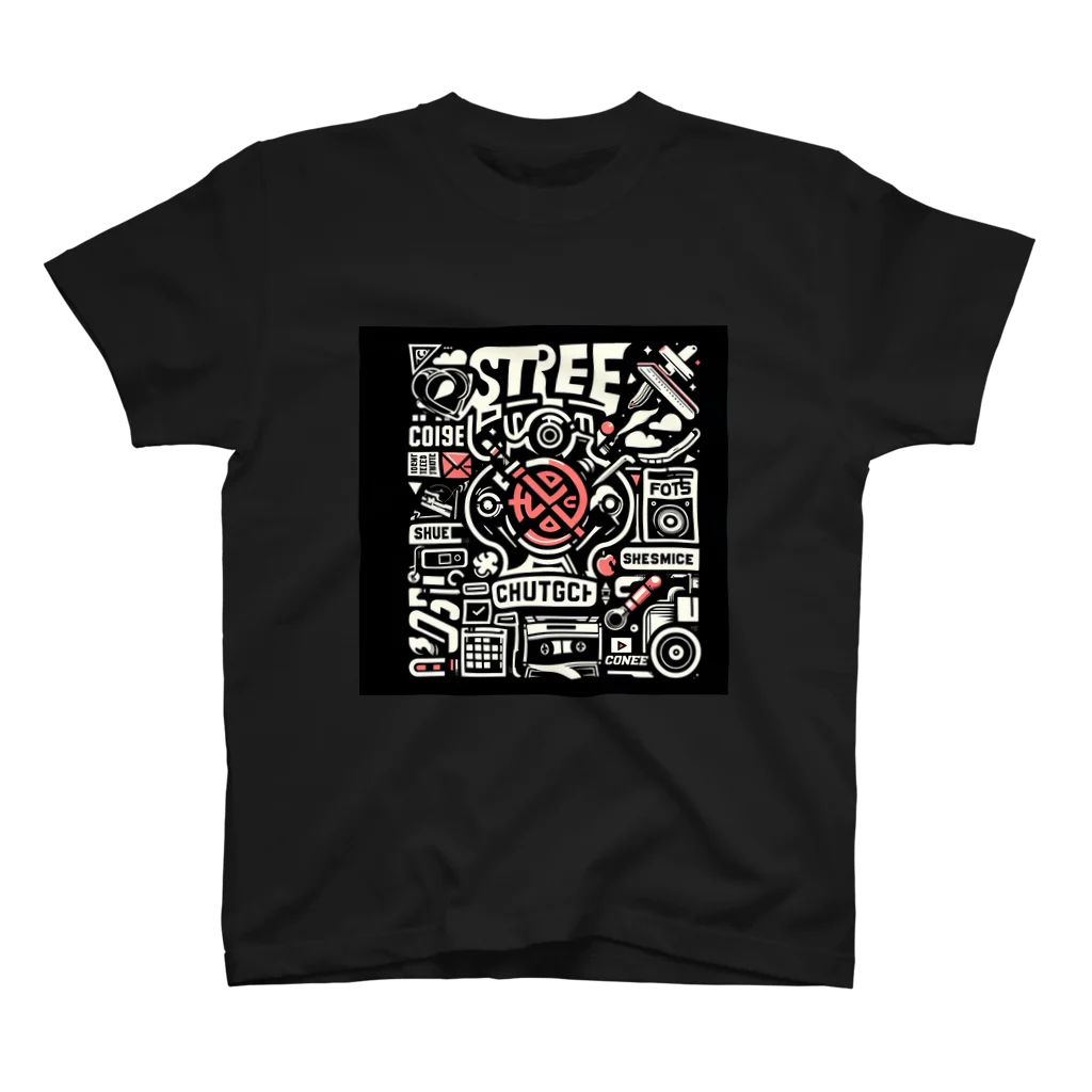 チーム•サテライトのstreet-α スタンダードTシャツ