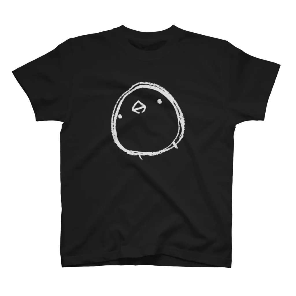 ひよこのもり工房の【復刻】シンプルひよこさん（2013）灰色 スタンダードTシャツ