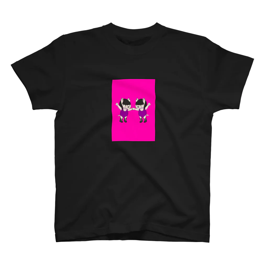 きくきくの双子のプロレスラー スタンダードTシャツ