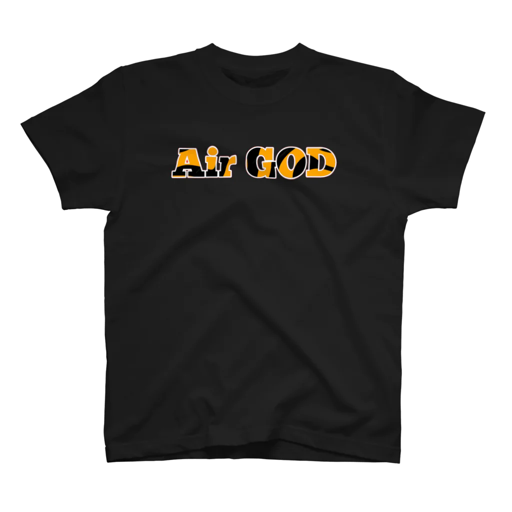 Air GOD.のAir GOD （tiger camo） Regular Fit T-Shirt