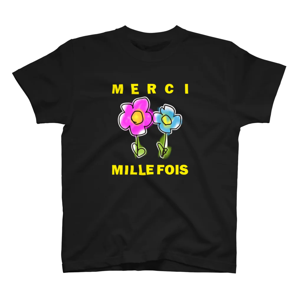 ICHIGO-ICHIÉ-1999のMERCI MILLE FOIS【めっちゃありがとう】フランス語でアピールする Regular Fit T-Shirt