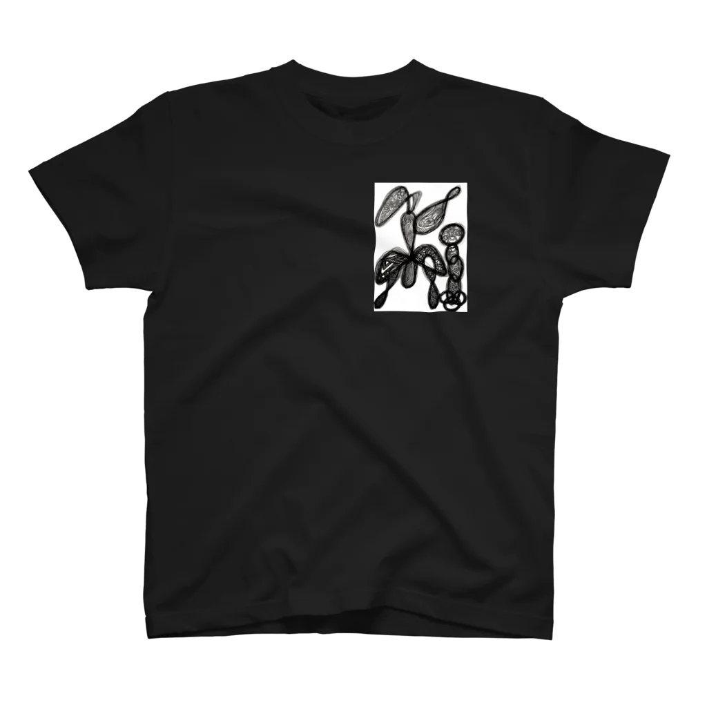 手描き屋　ゆうのyuu。ボールペンデザイン スタンダードTシャツ