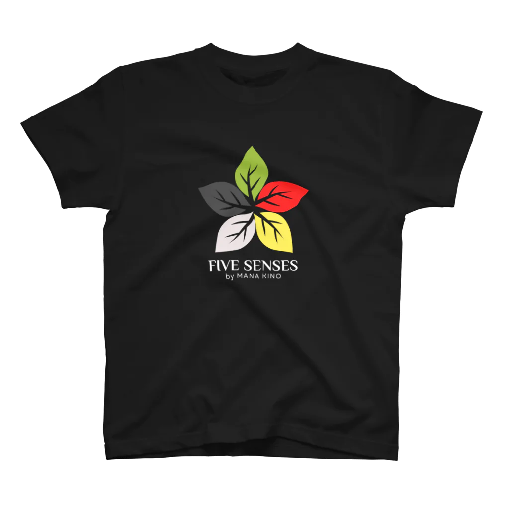 リモデザインスタジオのFIVE SENSES ロゴ｜FIVE SENSES by MANA KINO Regular Fit T-Shirt