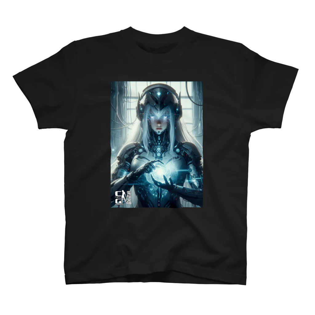 電脳女神 CyberGoddessの電脳魔導師 電磁魔導発動準備完了 Regular Fit T-Shirt