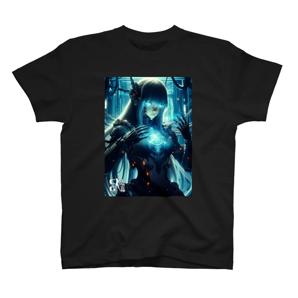 電脳女神 CyberGoddessの惑星連合首都星最終防衛拠点守護者「マリア」 Regular Fit T-Shirt