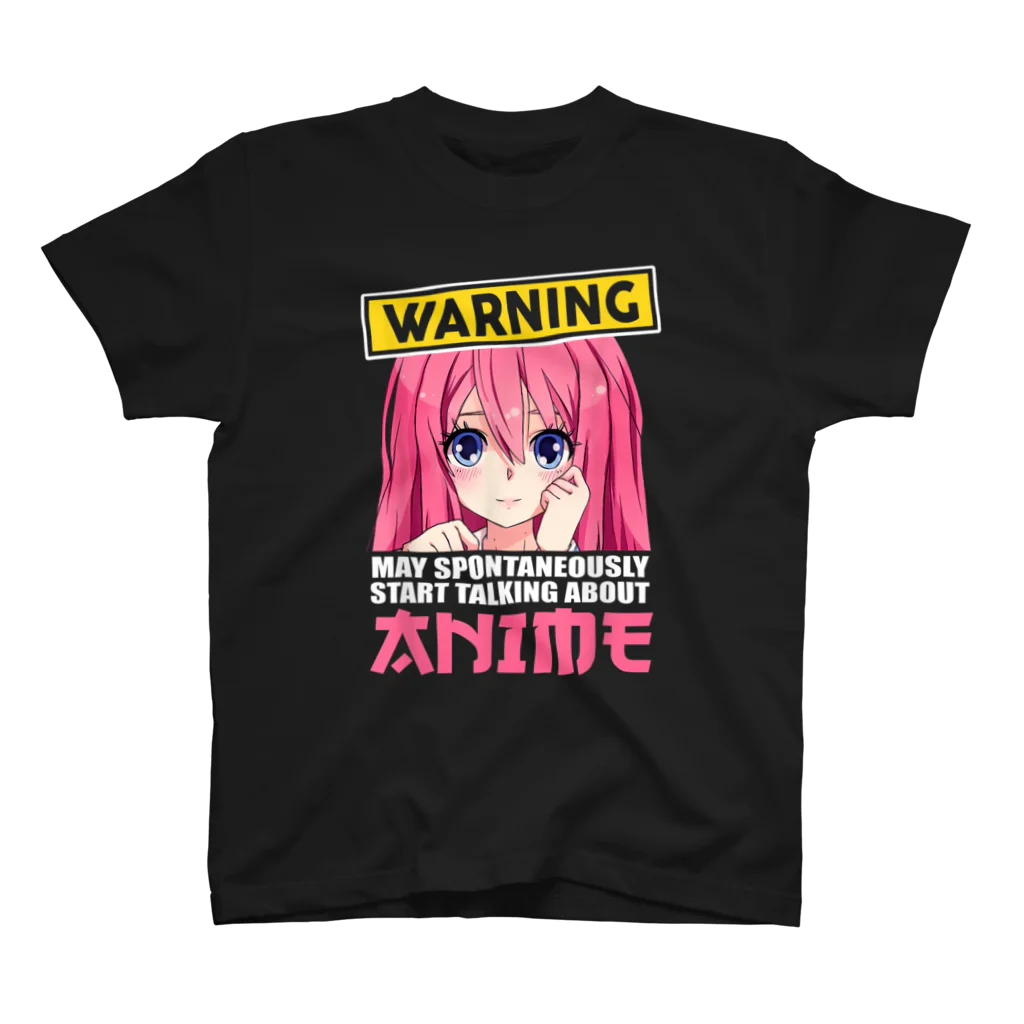 World_Teesの警告：勝手にアニメについて話し始めるかもしれません Regular Fit T-Shirt