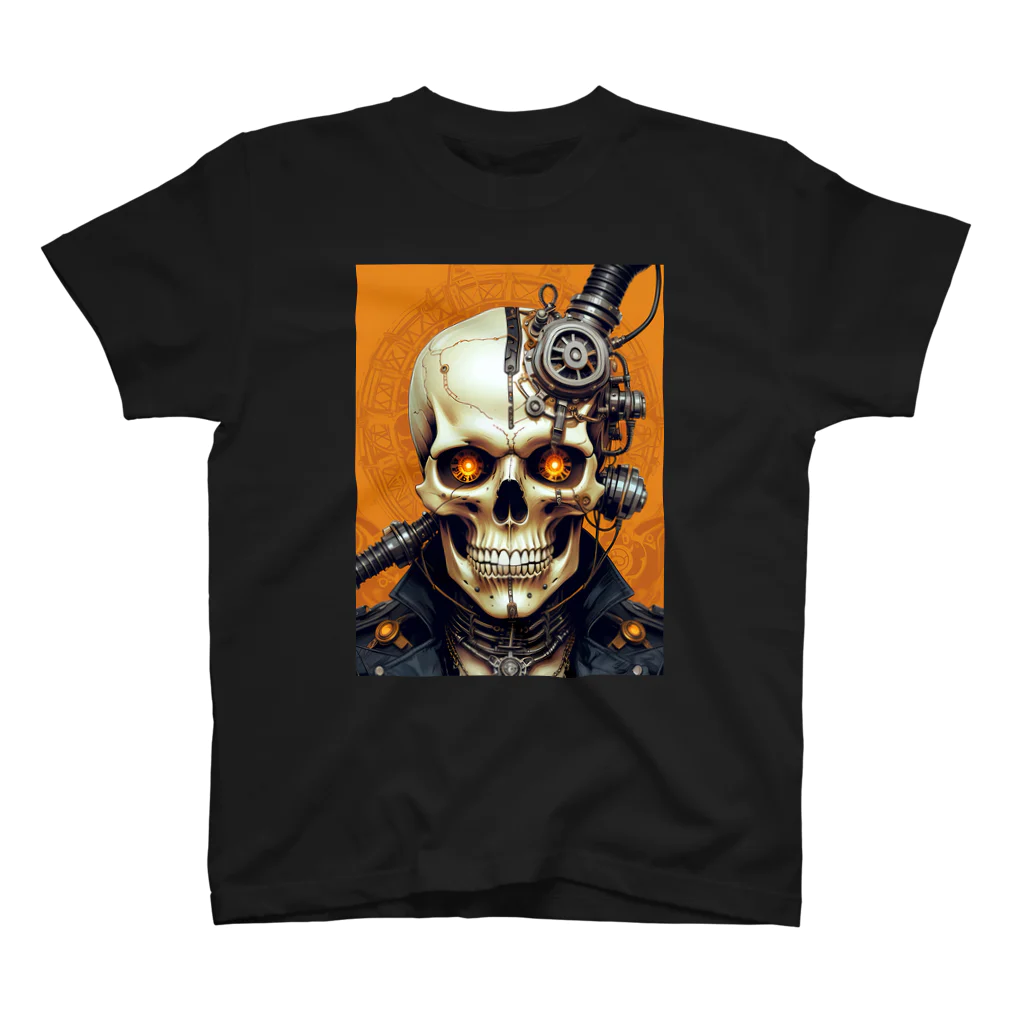 PiNK+18COMiCSのSTeAMPuNK+SkULL_00004 Regular Fit T-Shirt