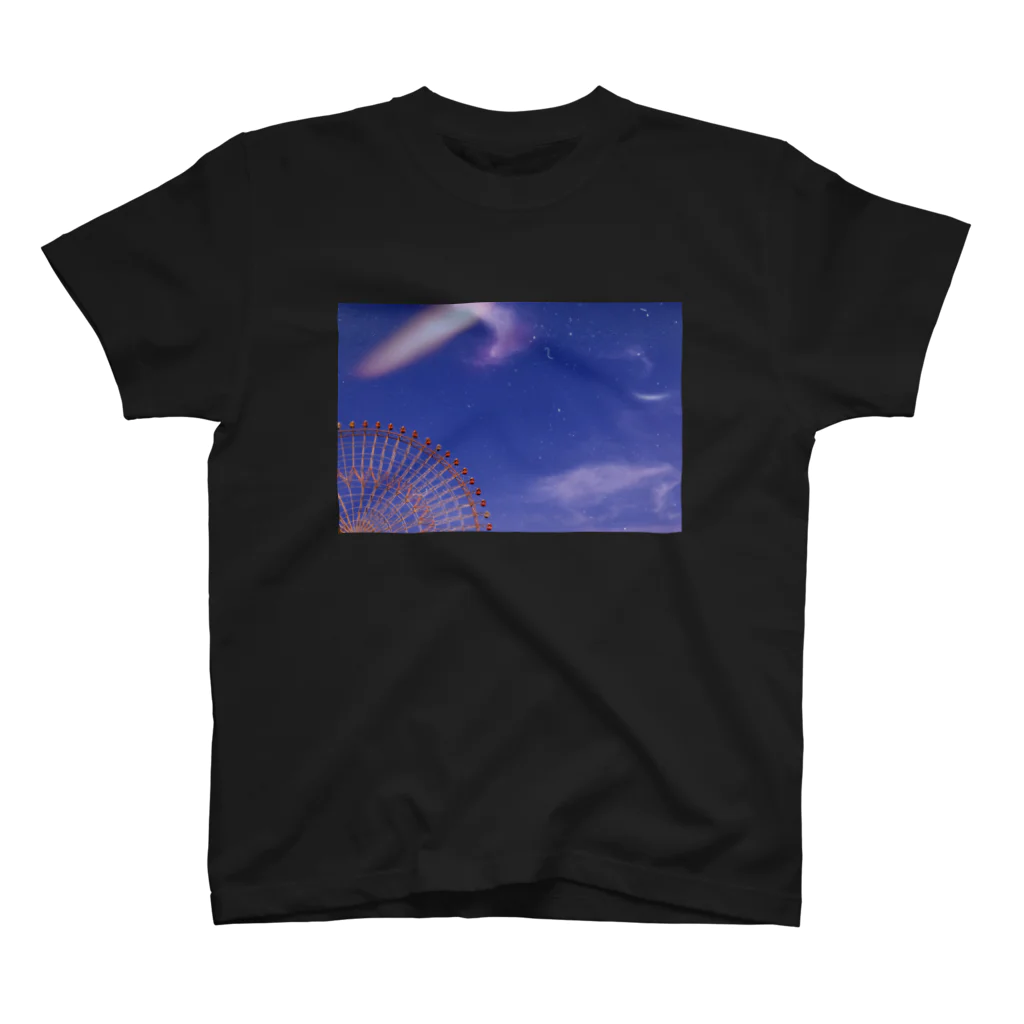 a_p_p_l_eの夜の観覧車 スタンダードTシャツ