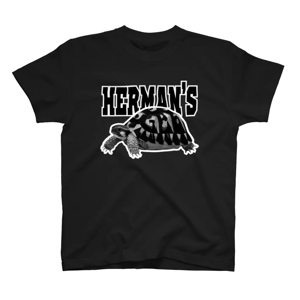 はやしりえのヘルマンさん白黒 Regular Fit T-Shirt