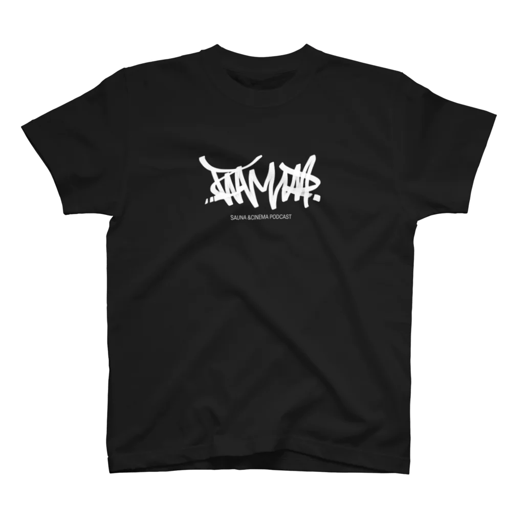 映画とサウナ　篁のda話　オリジナルグッズのタカムラタギング風 黒 Regular Fit T-Shirt