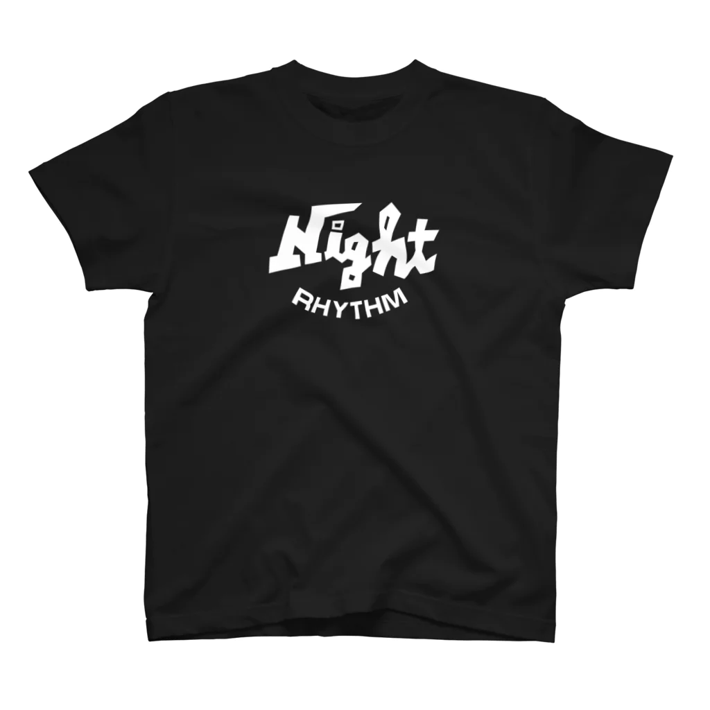 Night Rhythm @渋谷OTOのNight Rhythm WHITE LOGO Series Regular Fit T-Shirt