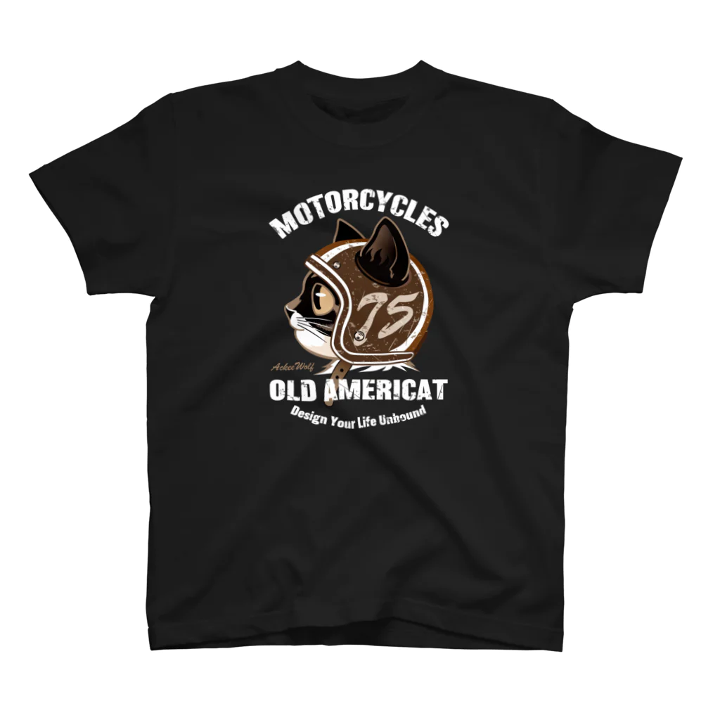 AckeeWolf Art ShopのOLD AMERICAT スタンダードTシャツ