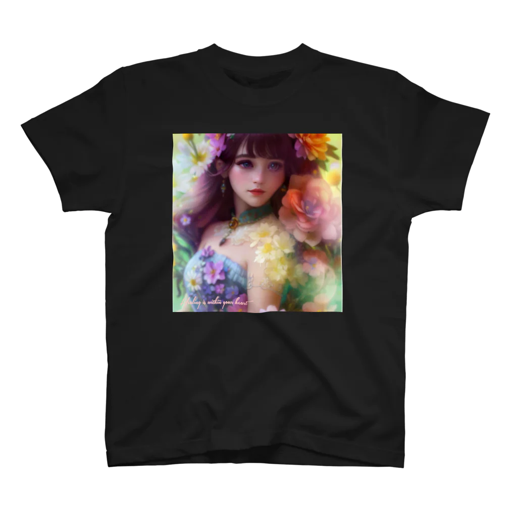 💖宇宙整体♪🌈♪こころからだチャンネル♪💖の💖Healing is within your heart💖 スタンダードTシャツ