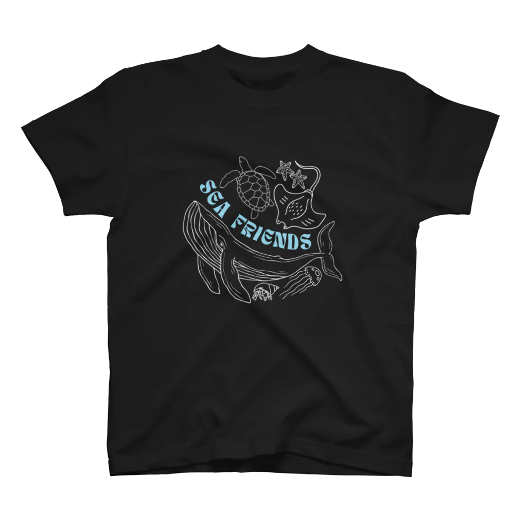 Blissful Garbの海のなかまたちA スタンダードTシャツ