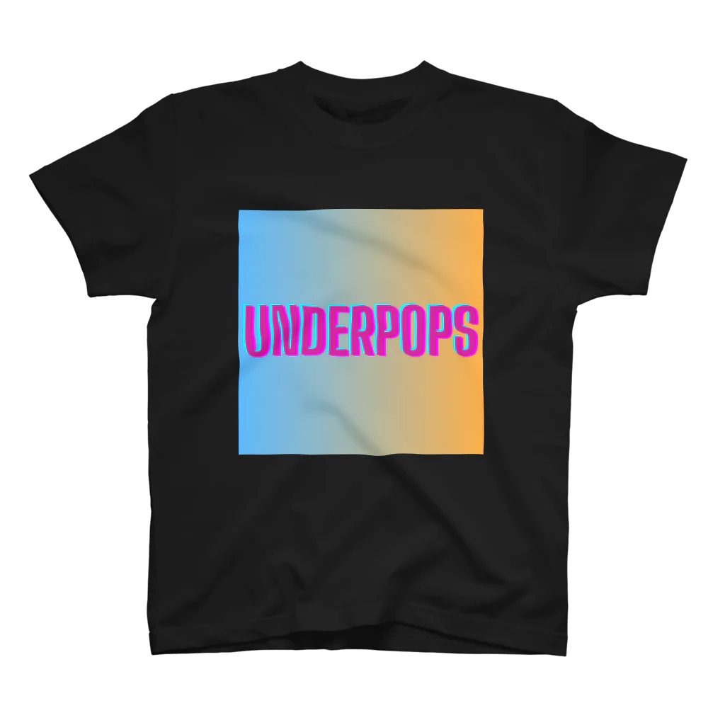 UnderpopSのUnderpopS　ロゴ　グラデパターン Regular Fit T-Shirt