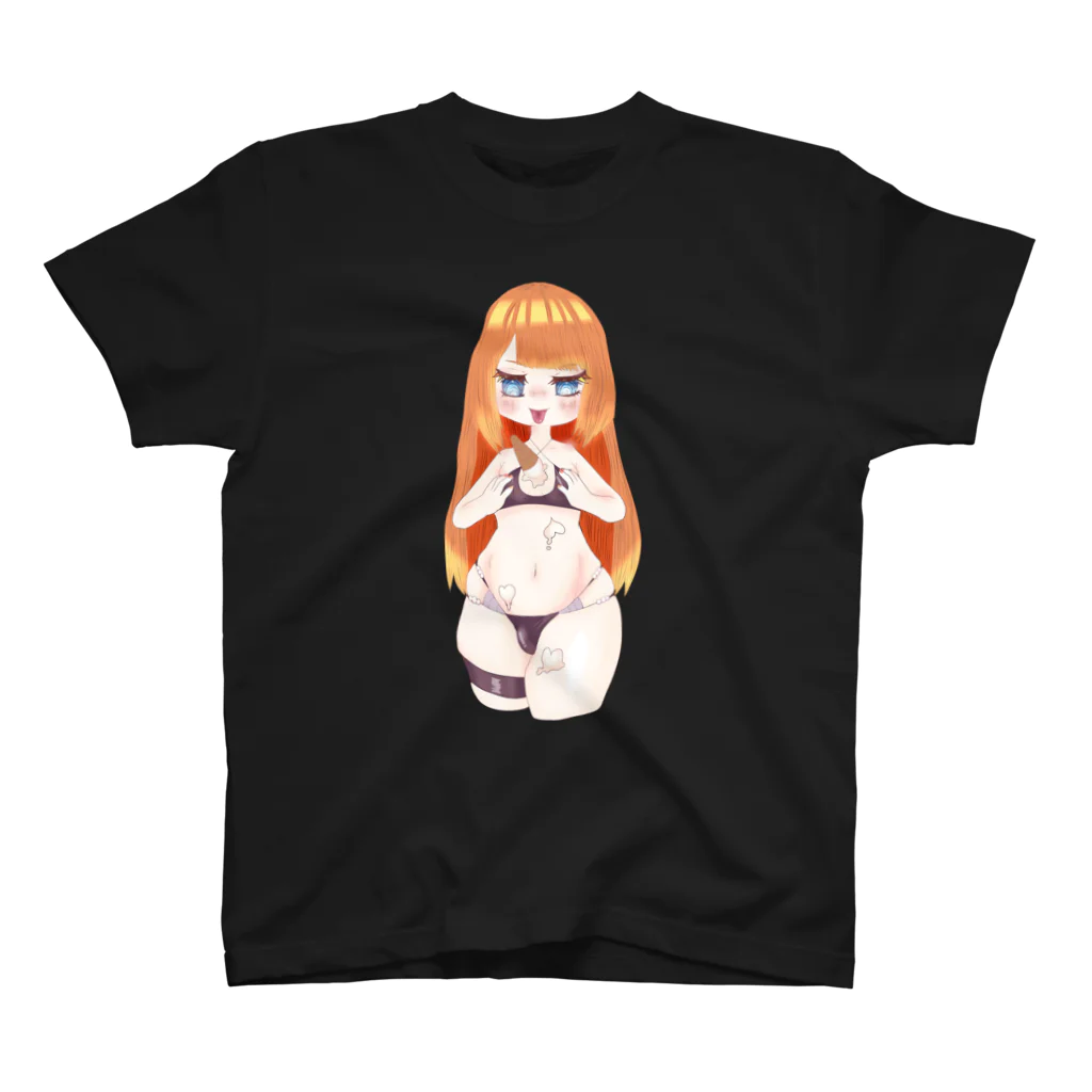 八十三ファミのバーチャルギャングショップのふぁみ x ひとふたきり ときしっくぐらまー スタンダードTシャツ