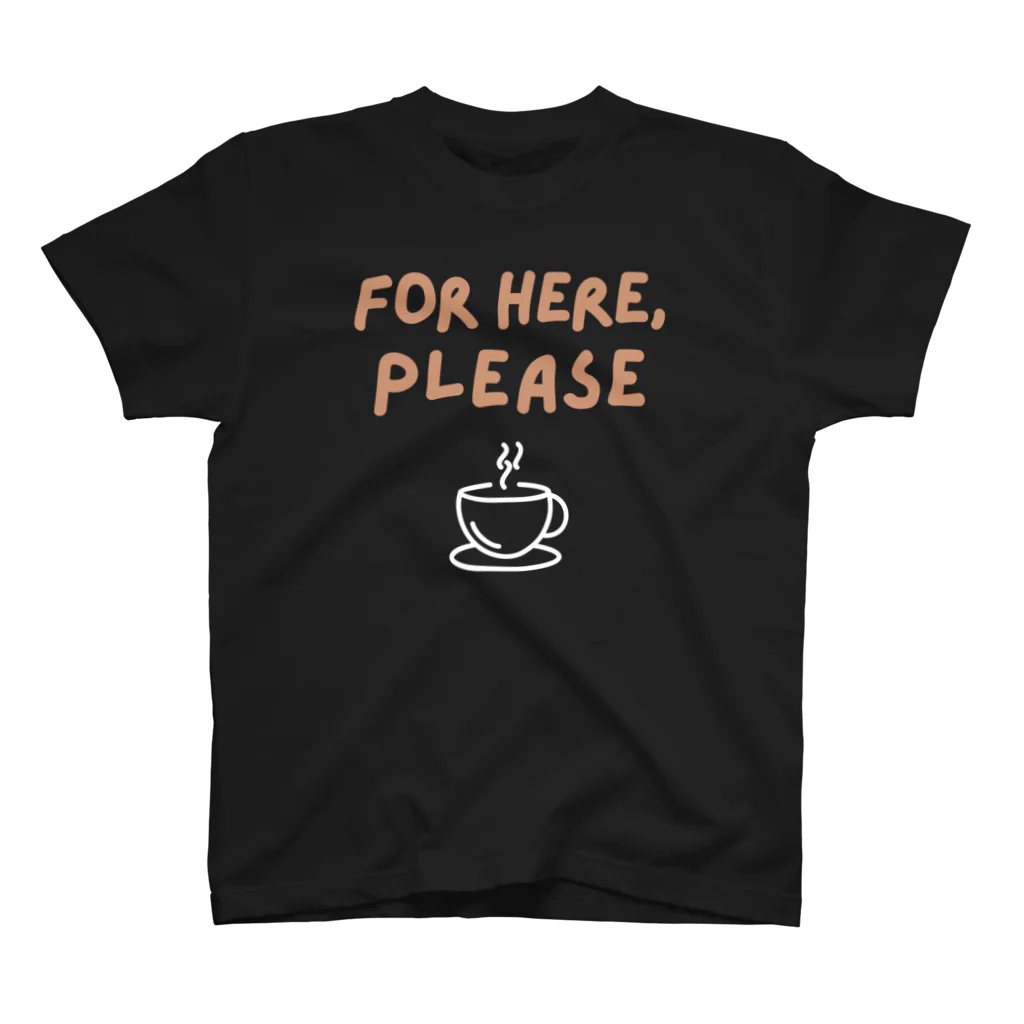 chataro123のFor Here, Please Regular Fit T-Shirt