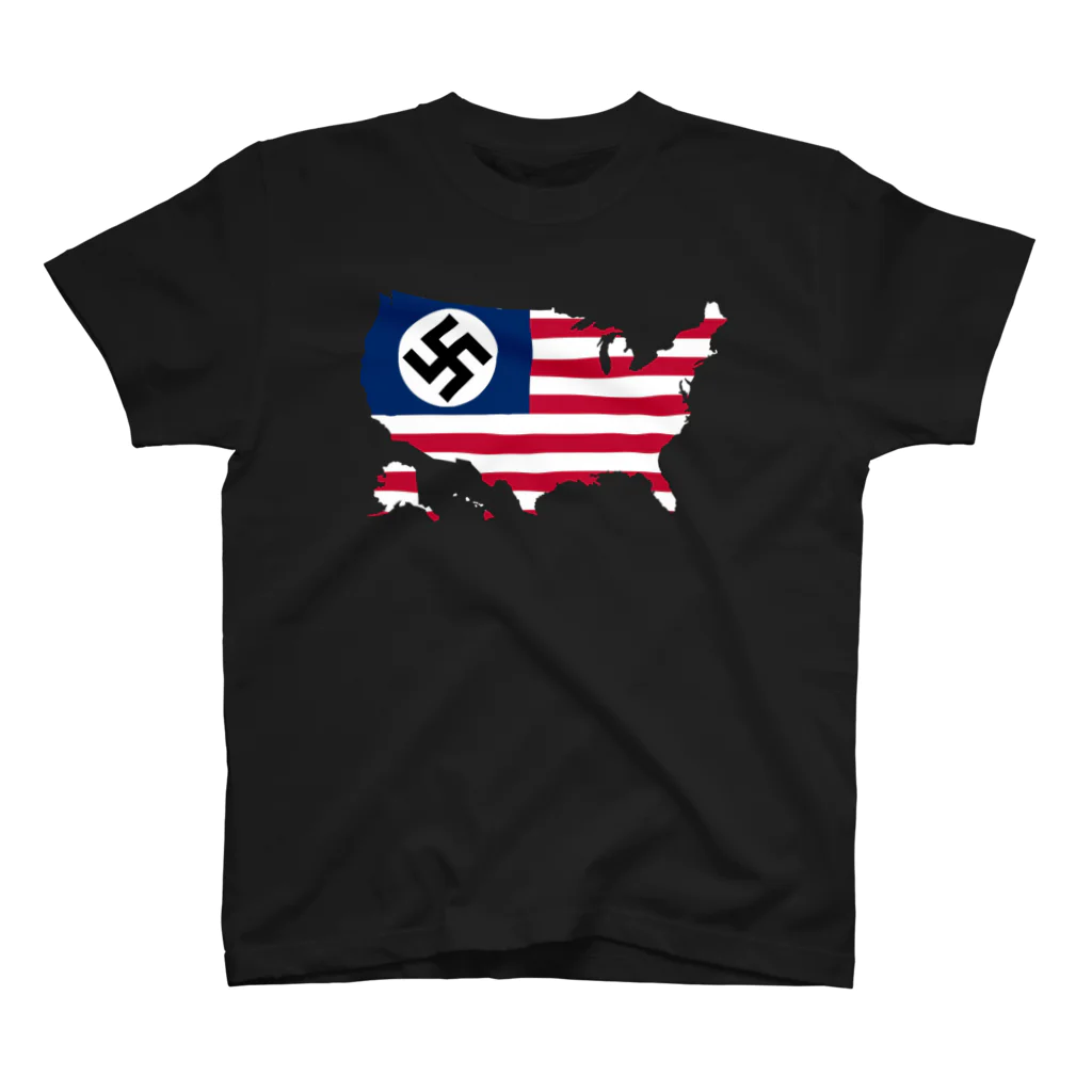 ヨシアスss武装親衛隊大将(ナチ党員幹部)のアメリカ国旗 Regular Fit T-Shirt