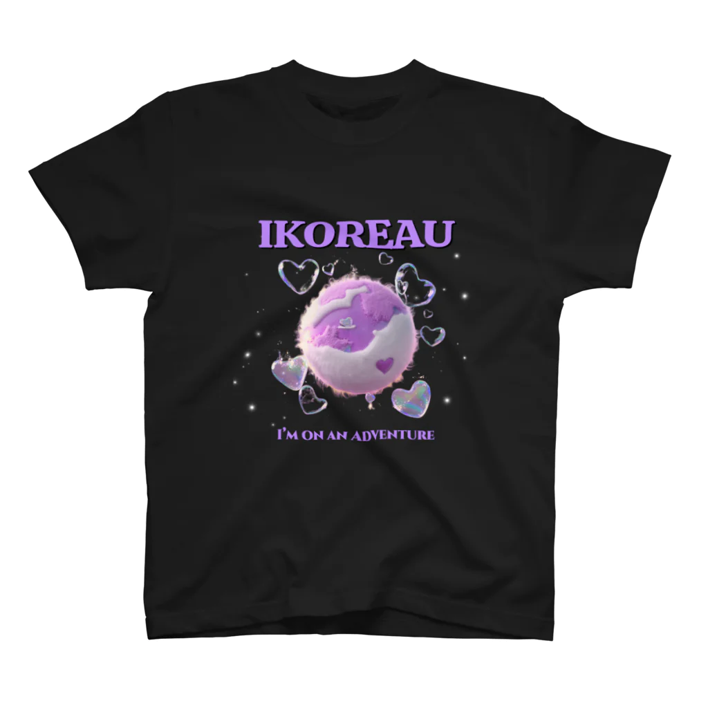 I Korea UのI KOREA U　ふわふわパープル Regular Fit T-Shirt